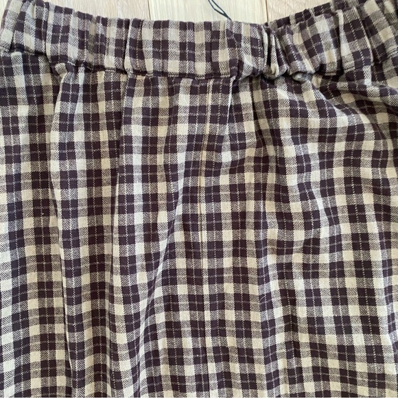 Disturbia Terra Cotton Check Midi Skirt New - Picture 8 of 9